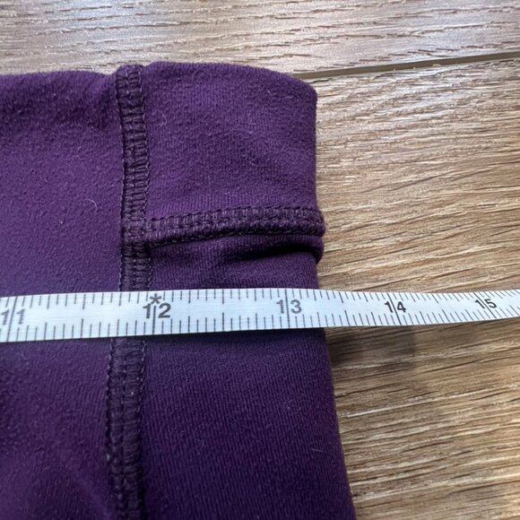 Lululemon Pure Practice Leggings Deep Zinfandel, Size 8, High Waist, Stretch - Picture 14 of 14